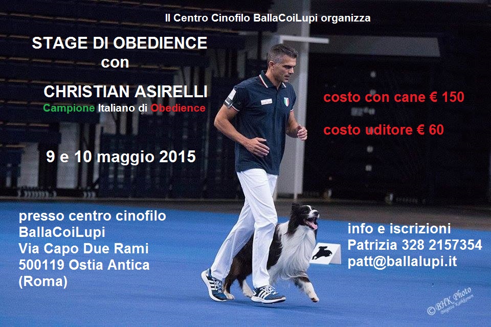 Stage di Obedience